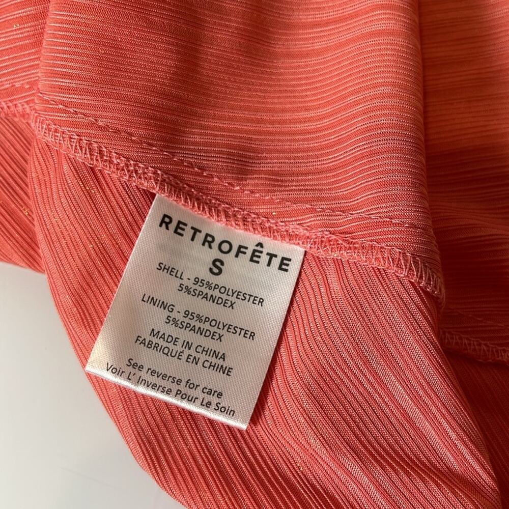Retrofete Metallic Apricot Waldorf Strapless Maxi Gown - Picture 11 of 12